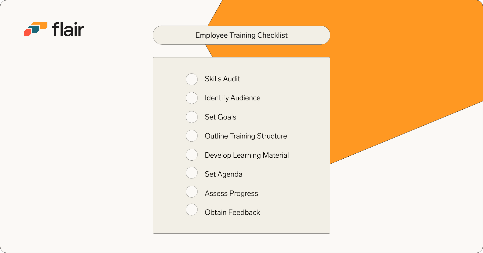 Employee Training Checklist
