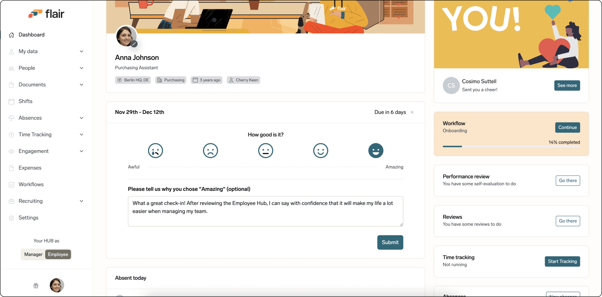 Smiley Check-in