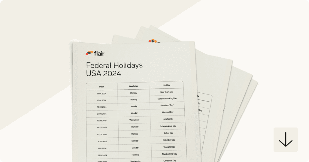 US Federal holidays 2024 downloadable
