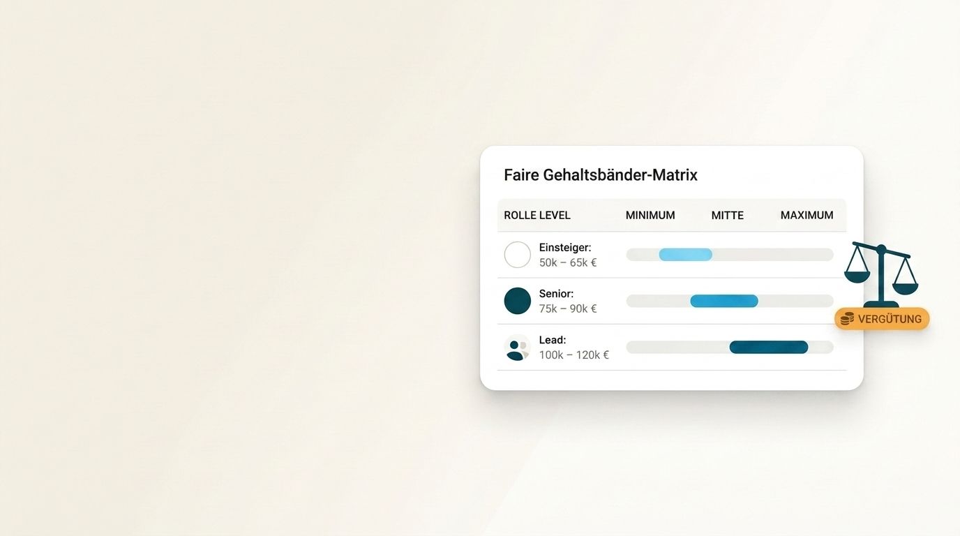 Gehaltsbänder 2026/2027: Wie du eine faire Gehaltsmatrix aufbaust – bevor es Pflicht wird