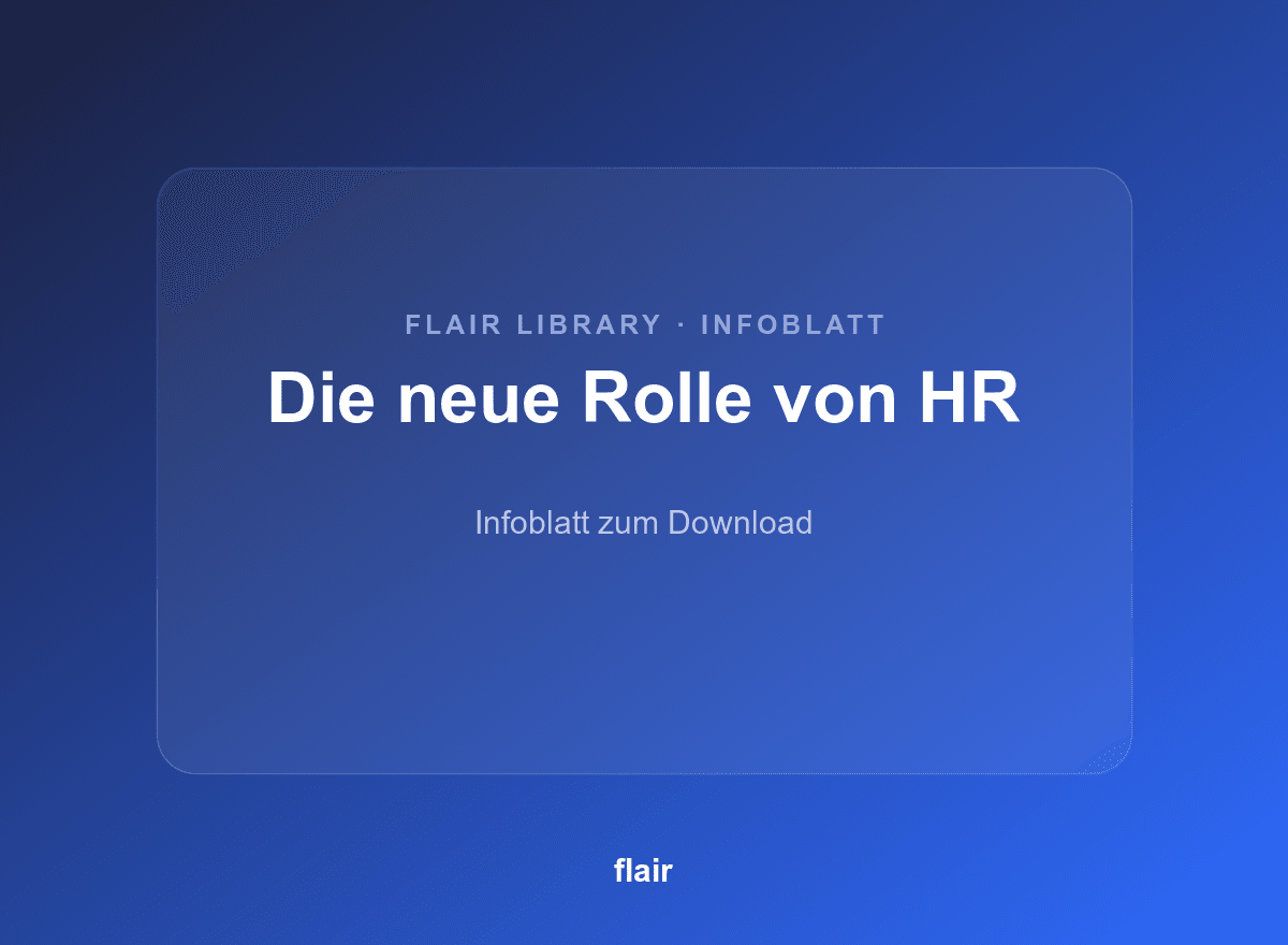 Die neue Rolle von HR