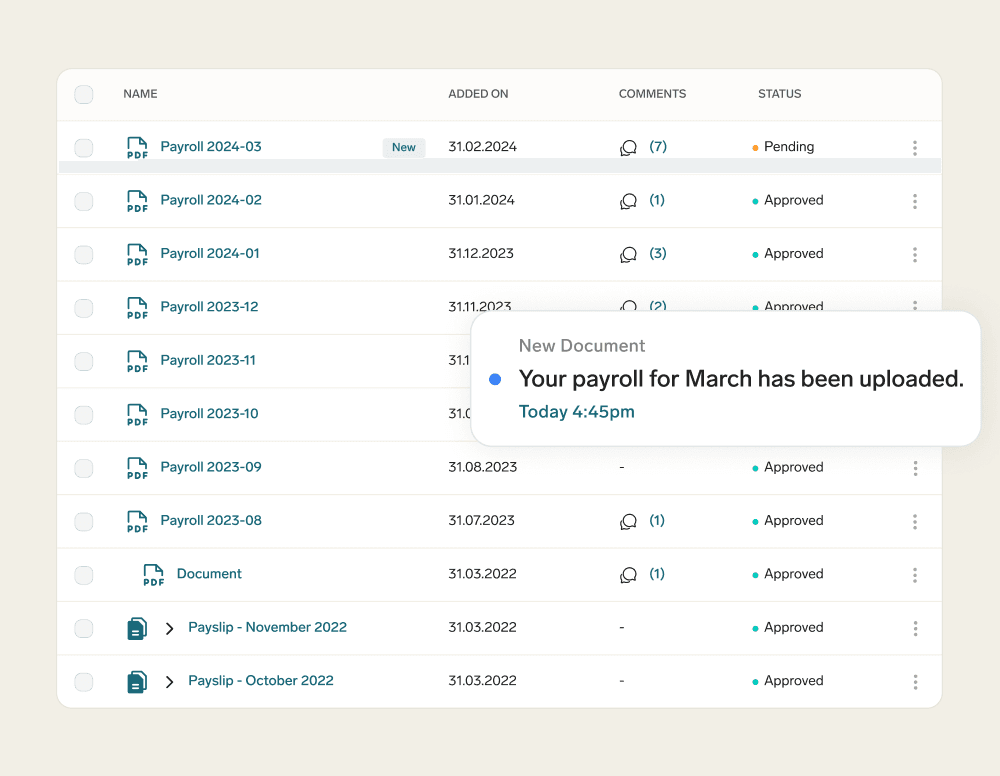 Payroll UI