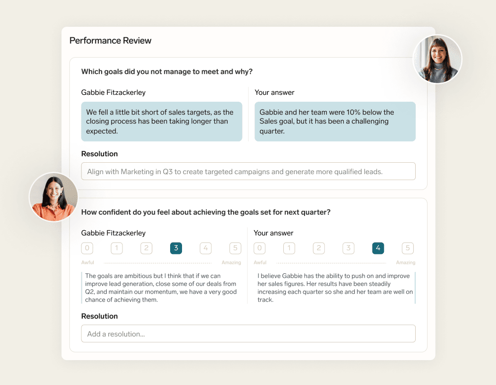 Performance UI