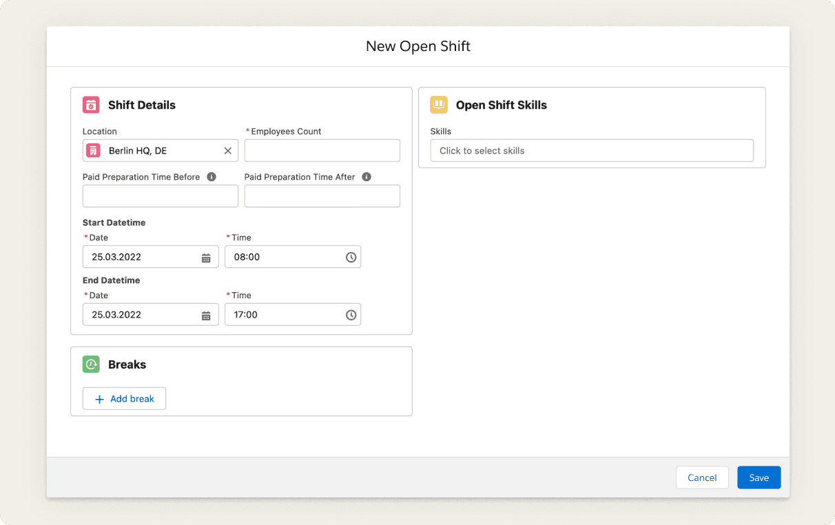 Shift Swapping UI